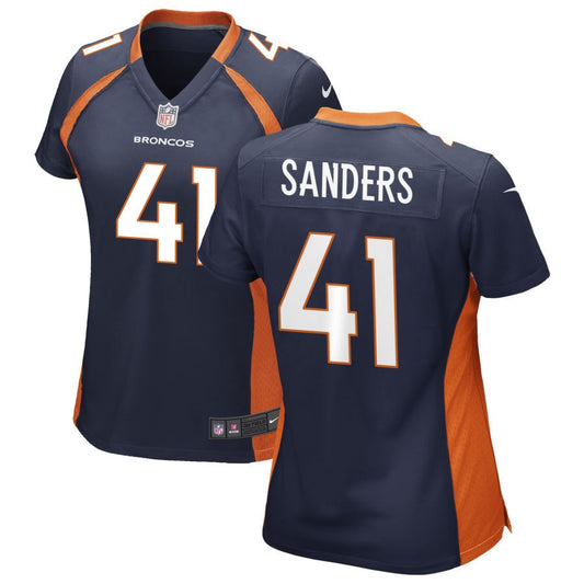 Drew Sanders Denver Broncos Nike Women's Alternate Game Jersey - Navy