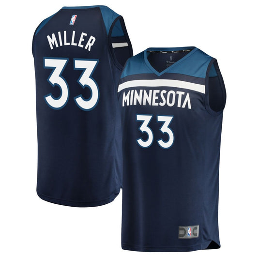 Leonard Miller Minnesota Timberwolves Fanatics Branded Fast Break Replica Jersey Navy - Icon Edition