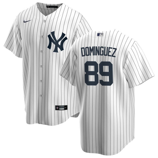 Jasson Dominguez New York Yankees Nike Home Replica Jersey - White
