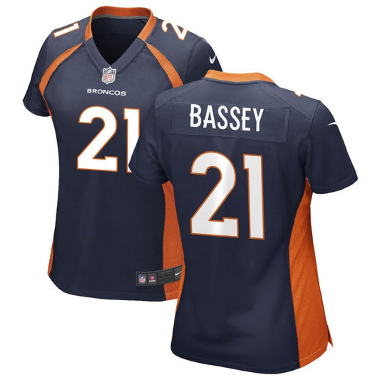 Essang Bassey Denver Broncos Nike Women's Alternate Game Jersey - Navy