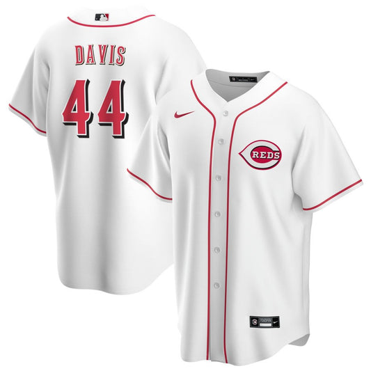 Eric Davis Cincinnati Reds Nike Home RetiredReplica Jersey - White