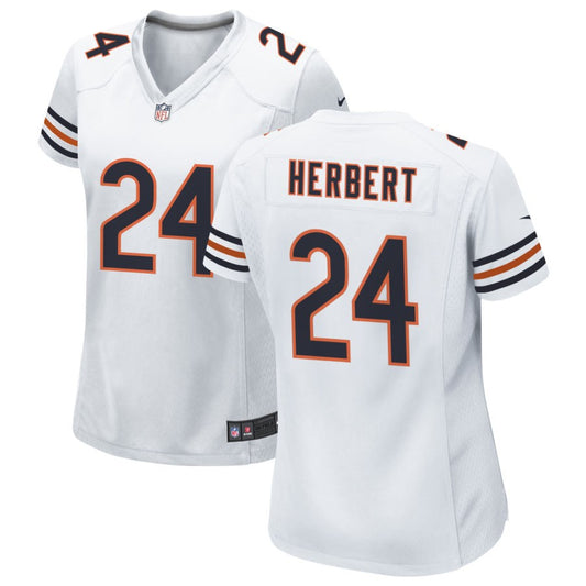 Khalil Herbert Chicago Bears Nike Women's Game Jersey - White