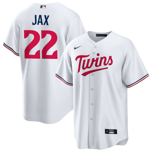 Griffin Jax Minnesota Twins Nike Youth Home Replica Jersey - White