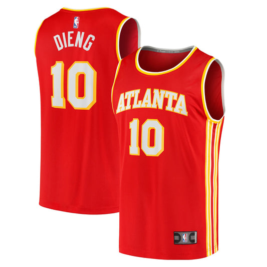 Gorgui Dieng Atlanta Hawks Fanatics Branded Youth 2021/22 Fast Break Replica Jersey - Icon Edition - Red