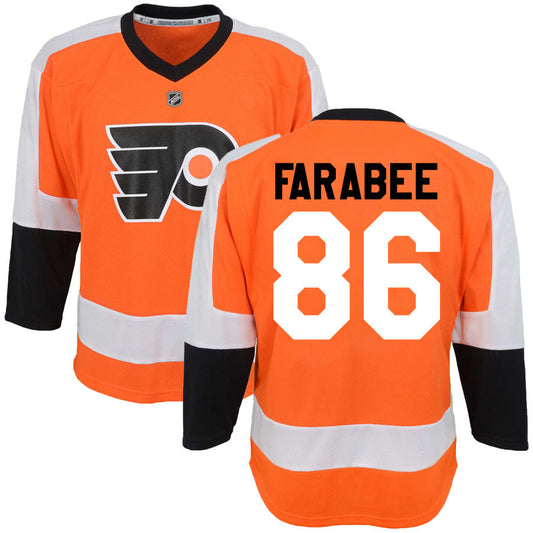 Joel Farabee Philadelphia Flyers Preschool Home Replica Jersey - Orange