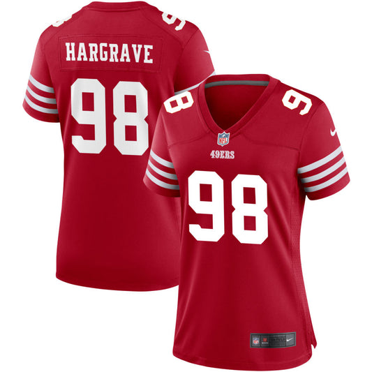 Javon Hargrave San Francisco 49ers Nike Women's Game Jersey - Scarlet