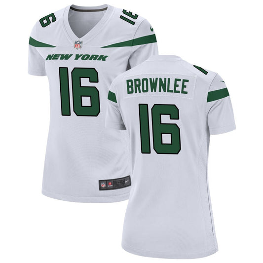 Jason Brownlee New York Jets Nike Women's Game Jersey - White
