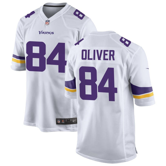 Josh Oliver Minnesota Vikings Nike Game Jersey - White