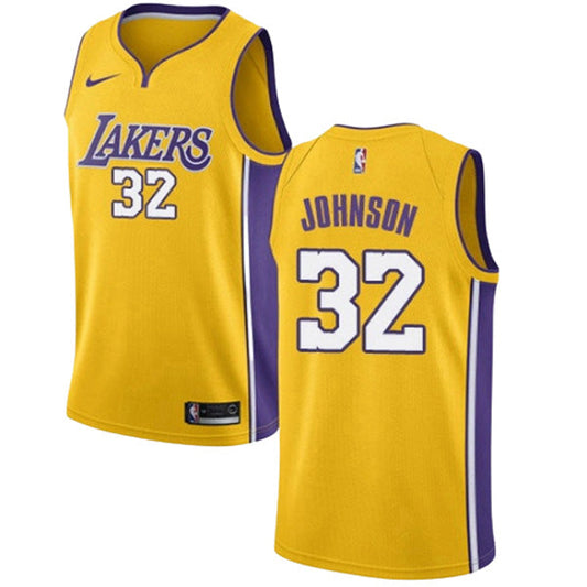 Men's Los Angeles Lakers Magic Johnson Icon Edition Jersey - Gold