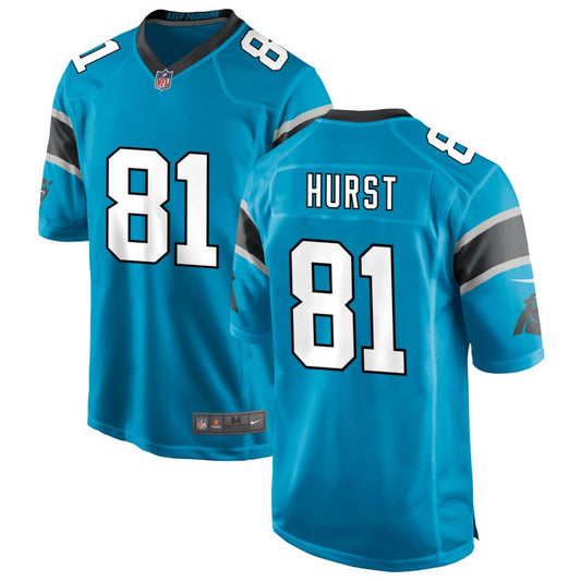 Hayden Hurst Carolina Panthers Nike Alternate Game Jersey - Blue