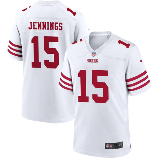 Jauan Jennings San Francisco 49ers Nike Youth Game Jersey - White