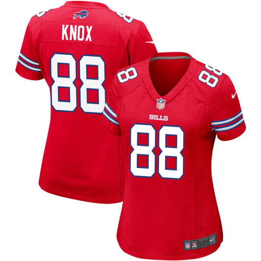 Dawson Knox Buffalo Bills Nike Women's Alternate Game Jersey - Red