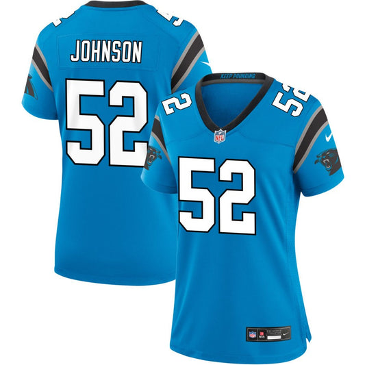 DJ Johnson  Carolina Panthers Nike Women's Alternate Game Jersey - Blue
