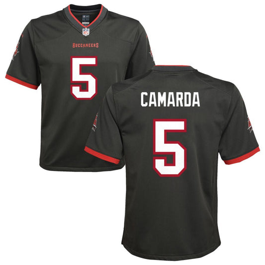 Jake Camarda Tampa Bay Buccaneers Nike Youth Alternate Game Jersey - Pewter
