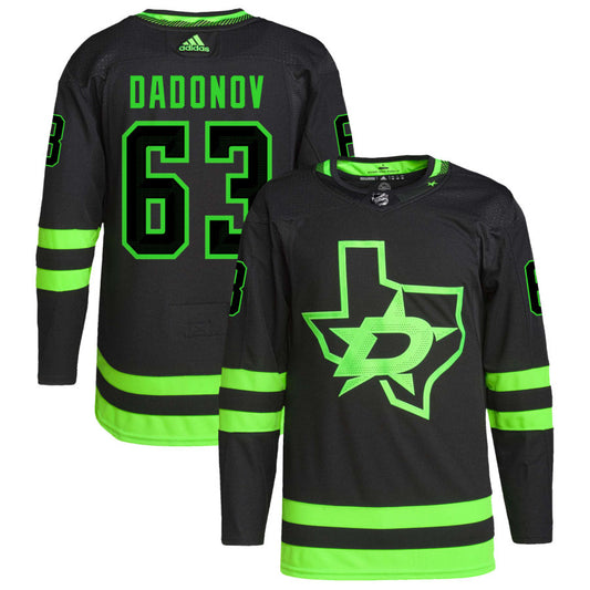 Evgenii Dadonov Dallas Stars adidas Alternate Primegreen Authentic Pro Jersey - Black