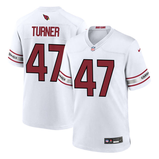 Ezekiel Turner Arizona Cardinals Nike Game Jersey - White