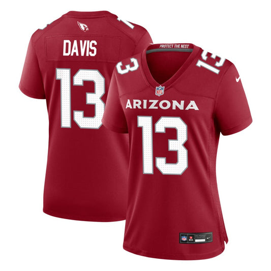 Kaden Davis Arizona Cardinals Nike Women's Game Jersey - Cardinal