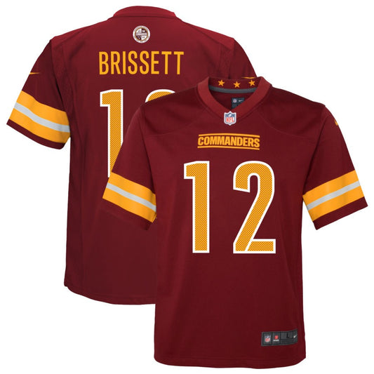 Jacoby Brissett Washington Commanders Nike Youth Game Player Jersey - Burgundy