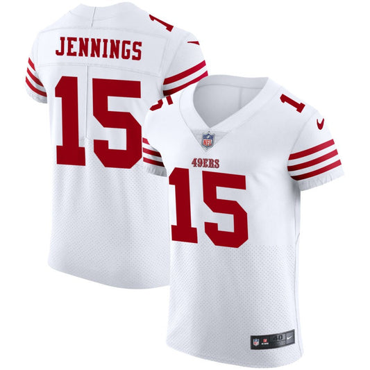 Jauan Jennings San Francisco 49ers Nike Vapor Elite Jersey - White