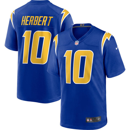 Men's Los Angeles Chargers Justin Herbert 2nd Alternate Game Jersey Royal