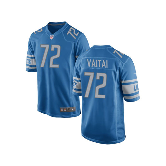 Halapoulivaati Vaitai Detroit Lions Nike Youth Team Color Game Jersey - Blue