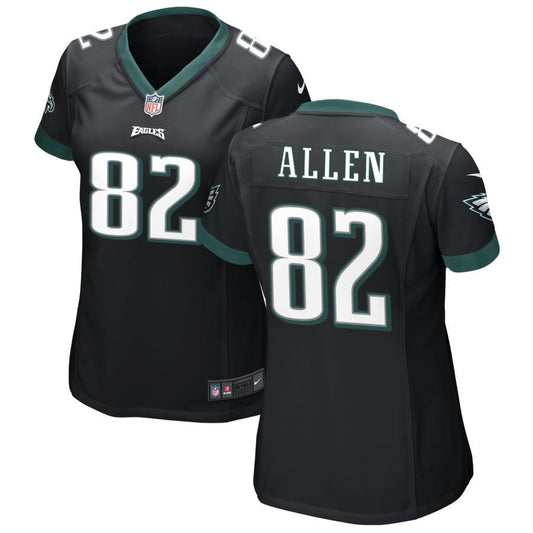 Devon Allen Philadelphia Eagles Nike Women's Alternate Game Jersey - Black