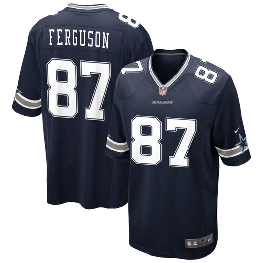 Jake Ferguson Dallas Cowboys Nike Game Jersey - Navy