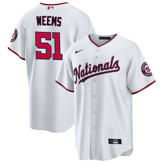 Jordan Weems Washington Nationals Nike Youth Replica Jersey - White