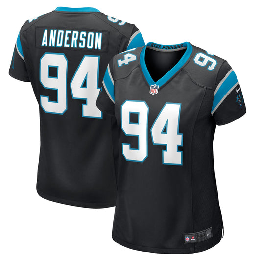 Henry Anderson Carolina Panthers Nike Women's Game Player Jersey - Black