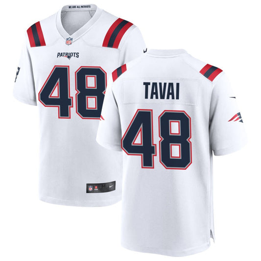 Jahlani Tavai New England Patriots Nike Game Jersey - White