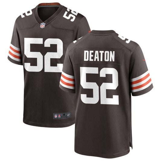 Dawson Deaton Nike Cleveland Browns Game Jersey - Brown