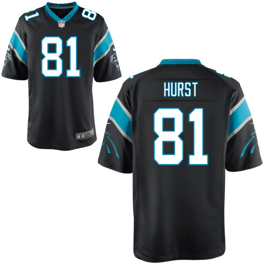 Hayden Hurst Carolina Panthers Nike Youth Game Jersey - Black
