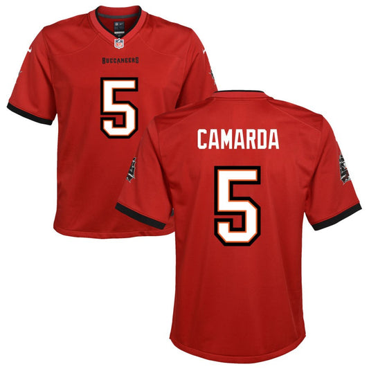 Jake Camarda Nike Tampa Bay Buccaneers Youth Game Jersey - Red