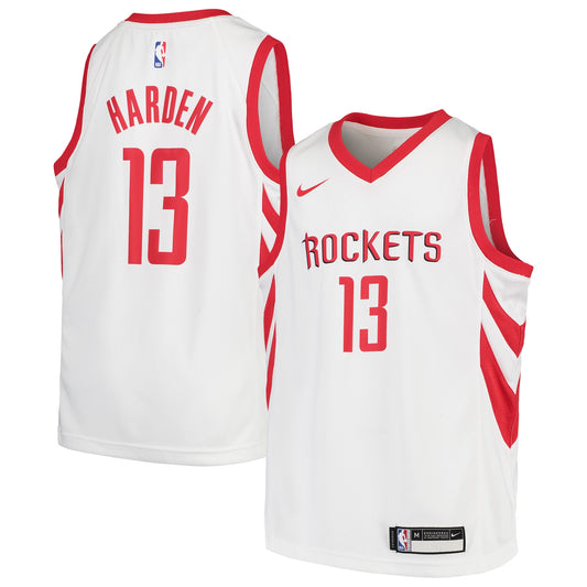 James Harden Houston Rockets Nike Youth Swingman Jersey - White - Association Edition