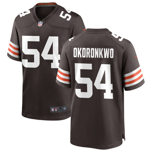 Ogbonnia Okoronkwo Nike Cleveland Browns Game Jersey - Brown